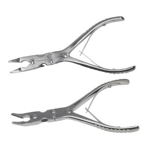 RWS Instrument Dental Bone Cutter Manual Silver Knurled Grip Class I 12 Jaw Positions CE Certified - Product Image 1