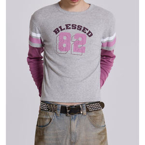 ผู้จัดจำหน่ายเสื้อยืดสองชั้นคุณภาพสูง ผ้าฝ้ายหนา ดีไซน์สองชั้น สำหรับการสั่งซื้อจำนวนมาก - Product Image 4