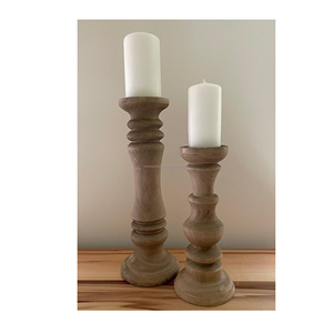 Support de bougie rustique en fer fait main, porte-bougie chauffe-plat, centre de table de Noël style ferme, décoration de bougie pour la maison - Product Image 3