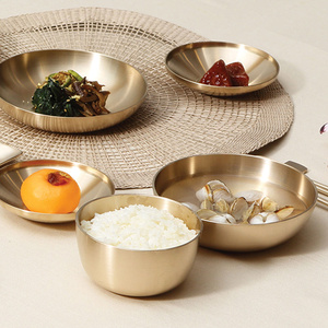 NOBBAN - Juego de Vajilla Coreana Tradicional de Latón Forjado a Mano, Tazón para Arroz con Tapa, Duradero y Sostenible, Herencia Real - Product Image 3