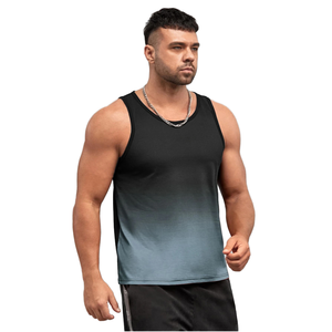 Camisetas sin mangas deportivas informales para hombre, nuevas, lisas, para culturismo, gimnasio, transpirables, de punto, para hombre - Product Image 1