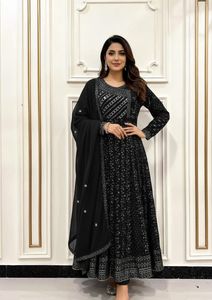 Pure chiffon Complete Suite <b>Elevate</b> your formal look with this stunning pure soft chiffon suite - Product Image 2