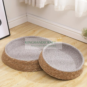 เตียงสัตว์เลี้ยงหญ้าทะเลสานด้วยมือตะกร้าขยะสำหรับแมวอุปกรณ์เสริมสำหรับแมวบ้านนอนโรงงานเวียดนามขายส่ง - Product Image 2