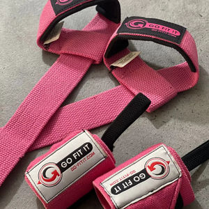 Juego de Soportes de Agarre para Fitness, Correa de Neopreno Elástica para Levantamiento de Pesas, Crossfit, Culturismo, Entrenamiento de Fuerza, Antideslizante y Ligera - Product Image 1