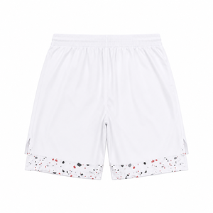<b>Men's</b> <b>White</b> Board <b>Shorts</b> With Dot Pattern Print Drawstring Waist Quick Dry Casual <b>Short</b> <b>Shorts</b> - Product Image 2