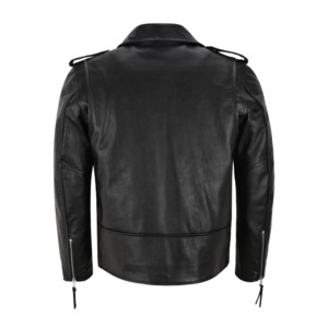 Custom 100% Genuine Black Cowhide Leather Men’s Longline Coat Longline Design Private Label OEM Bulk Wholesale Elegant Outerwear - Product Image 4