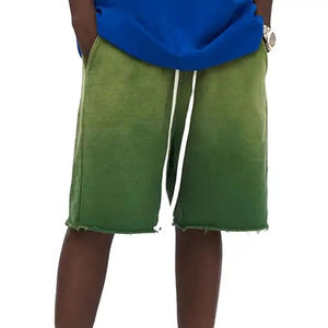 Pantalones Cortos Casuales de Algodón para Hombre, Estilo Streetwear 2026, Transpirables, de Secado Rápido, con Botones, Cintura Media, Servicio OEM - Product Image 1