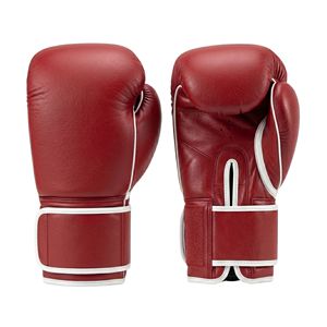 Gants de boxe noirs et blancs en gros, renforcés, double couture, mousse gel haute densité, personnalisables, classiques, respirants, pour l'entraînement - Product Image 4