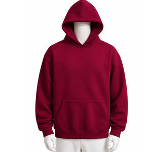 Cheap Price Custom Logo Front <b>Men</b> Loose Fit Solid Winter Heavy Weight Fleece Plain Dyed Breathable New Arrival 2026 - Product Image 1
