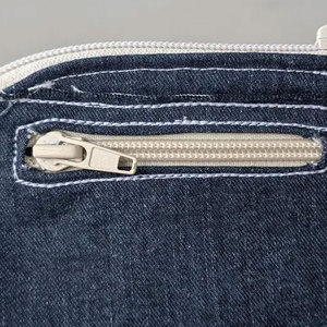 Mini portefeuille en jean tendance, porte-monnaie portable, petit étui à cartes, porte-monnaie compact, accessoire de poche pour femmes et hommes - Product Image 6