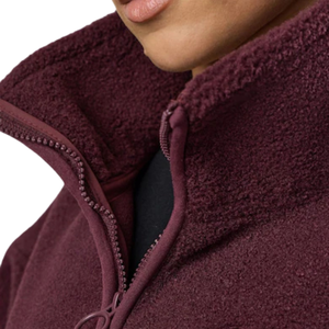 Womens Sherpa <b>Fleece</b> Knitted <b>Jacket</b> Full Zip Stand Collar Long Sleeve Soft <b>Warm</b> Breathable Eco-Friendly Logo Winter Casual - Product Image 3