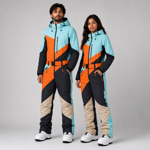 Traje de Esquí Profesional Unisex Personalizado, Chaqueta y Pantalones Impermeables y Aislantes, Fabricante y Proveedor de Ropa de Equipo con Marca Privada - Product Image 4