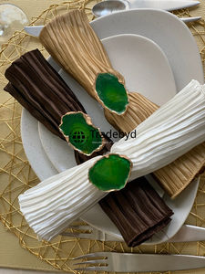 Elegante Anillo para Servilletas de Resina Hecho a Mano, Decoración de Mesa de Comedor de Lujo, Accesorios para Decoración de Mesa de Boda y Hotel por Tradebyd - Product Image 4