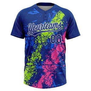 Professional Fastpitch Softball Jersey Abstract <b>Paint</b> Splash Performance Fabric Custom Sublimation Softball Jersey - Product Image 2
