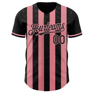 OEM Baseball Jersey Full Button Custom Logo 100% Polyester Short Sleeve Printed Breathable Team Wear Supplier All Seasons - Product Image 2