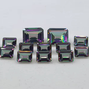 Topaze Mystique Facettée Forme Octogonale Pierres Précieuses Libres Tailles Assorties 7x5mm à 14x10mm Lot Calibré pour la Fabrication de Bijoux - Product Image 1
