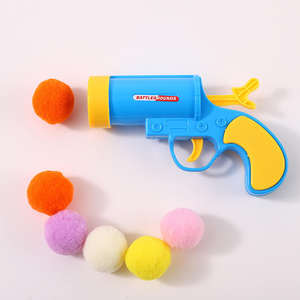 Juguete Ecológico para Gatos, Lanzador de Pelotas de Felpa Interactivo para Jugar en Interiores, con Diseño de Dibujos Animados - Product Image 6