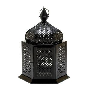 Exclusiva Lámpara Marroquí de Ramadán para Artesanía en Metal, Lámparas LED Huecas de Ramadán, Decoraciones de Eid Mubarak, Regalo de Ramadán, Decoración para el Hogar - Product Image 6