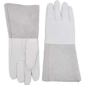 Guantes de Trabajo de Cuero Vacuno para Mecánicos, Resistentes al Calor, de Seguridad, para Soldadura - Product Image 3