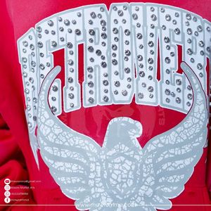 Sweat à capuche épais 100% coton, surdimensionné, en polaire, effet délavé, avec logo brodé en strass, style streetwear, vente en gros, personnalisable pour homme - Product Image 5