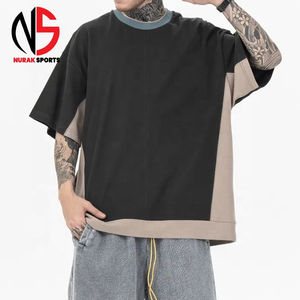 Camisetas Vintage de Alta Calidad para Hombre, Estilo Hip Hop, Cuello Redondo, Corte Holgado, 100% Algodón, Camisetas Lisas para Hombre, Estampadas, 2026 - Product Image 5