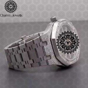 Reloj Mecánico de Lujo para Hombre Charm, Caja de Acero Inoxidable de 40 mm, Esfera de Cristal, Luminoso, Analógico, Fecha Automática, Botón de Fecha, Cierre Oculto 10 - Product Image 4