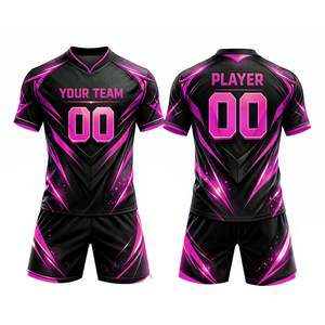 Conjuntos Personalizados de Camisetas de Nueva Zelanda, Transpirables, con Impresión por Transferencia de Calor, para Equipos Escolares Masculinos - Product Image 4