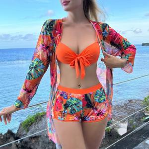 Trajes de Baño Personalizados 2025, Conjunto de Bikini, Traje de Baño Femenino, Ropa de Playa, 3 Piezas, Trajes de Baño para Niñas y Mujeres - Product Image 5