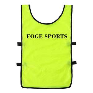 Adultos logotipo personalizado impreso fútbol chaleco Baberos Tops deportes Baberos personalizados chalecos de entrenamiento de fútbol para la promoción - Product Image 3