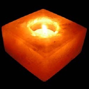 D Shape Himalayan Salt Rock Salt Pink Salt Candle Holder hand Made With a Hole Natural 100% Organic For Home Wedding Decoration - Product Image 4