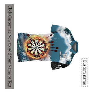 Camisetas de Dardos de Alta Calidad para Hombre, Personalizadas, Transpirables, de Secado Rápido, Sublimadas, Ropa Deportiva 100% Poliéster - Product Image 2