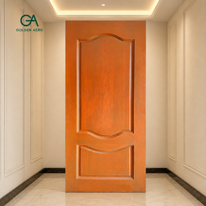 Puerta Interior de Madera Sólida Golden Aero, Diseño Tradicional, Superficie Acabada, Panel Decorativo para Entrada - Product Image 1