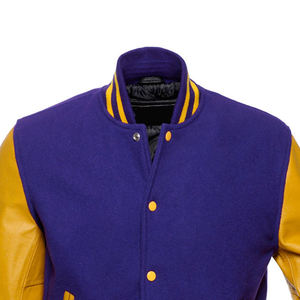 Blouson universitaire personnalisable pour homme à manches longues 2025 – Nouveau design OEM avec broderie de logo sur mesure pour l'hiver – Style baseball universitaire - Product Image 4