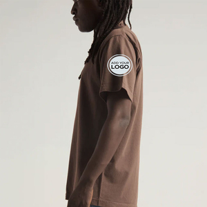 Camiseta Casual de Algodón para Hombre, Corte Ajustado, con Algodón Peinado y Mezcla de Poliéster/Algodón - Product Image 1