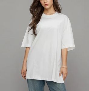 เสื้อยืดคอกลมโอเวอร์ไซส์ผ้าฝ้าย 100% ถักนิตติ้ง สวมใส่สบาย ระบายอากาศได้ดี เป็นมิตรกับสิ่งแวดล้อม เหมาะสำหรับฤดูร้อน เสื้อยืดผู้ชาย - Product Image 1