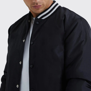 Custom <b>Men</b> College Varsity <b>Jacket</b> Wool Blend Letterman <b>Jacket</b> Leather Sleeves OEM ODM Team Wear Wholesale Factory Supply - Product Image 3