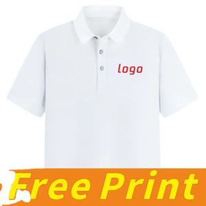 T-shirts en toile respirante à séchage rapide pour polos décontractés à manches courtes pour hommes - Product Image 6