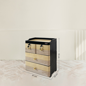 <b>Drawer</b> Cabinet Generic (3 Stacks) Multifunctional Perfect for Versatile <b>Storage</b> Combining Durability with Modern Design - Product Image 3