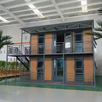 Maison préfabriquée, maisons modulaires préfabriquées, 20 pieds, 40 pieds, 1, 2 ou 3 chambres, maison conteneur extensible en acier avec cuisine et salle de bain