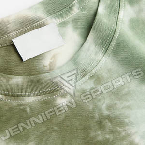 Camiseta de Manga Corta Informal de Verano para Hombre, 100% Algodón, Diseño Tie-Dye, Logotipo Personalizable, Transpirable, de Secado Rápido y Ligera - Product Image 2