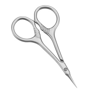 Ciseaux professionnels de manucure et de pédicure gris pour soins des ongles, maquillage et esthétique, ciseaux à cuticules et à sourcils - Product Image 3