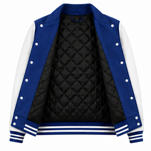 Blousons universitaires pour hommes à col montant, personnalisables avec logo, en laine 100% respirante et écologique, pour la mode hivernale – Vente en gros OEM - Product Image 6