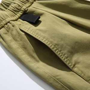 กางเกงจ็อกเกอร์ขายดีสำหรับผู้ชาย ผ้าคอร์ดูรอย ทรงหลวม เอวกลาง ยางยืด พร้อมโลโก้และดีไซน์แบบกำหนดเอง - Product Image 6