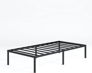 TRIHO Cadre de lit de taille jumelle robuste au design THF-17257 américain, adapté à la chambre à coucher, simple et atmosphérique, jumeau - Product Image 1