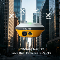 Unistrong G30 Pro Laser Dual Camera Alat Survei Tanah IMU Tanpa Hambatan Murah Peralatan Survei GPS GNSS RTK