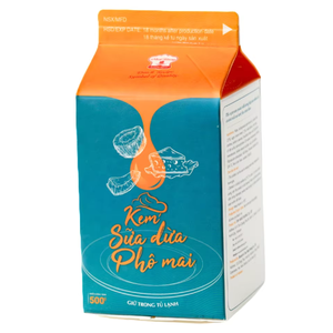Crema No Láctea para Bebidas OEM/ODM, Venta Directa de Fábrica, Crema de Coco HALAL para Postres, 500G, para Café y Té con Leche - Product Image 1