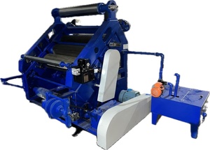 Machine à onduler le papier semi-automatique BoxMac New Blue Heavy Duty de type oblique, haute rigidité, 380-440V, pour la formation d'emballages - Product Image 2
