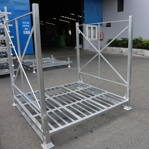 Foldable Steel Pallet with <b>Collapsible</b> Design Heavy Duty Structure and High Load Capacity Ideal for Warehouse <b>Storage</b> - Product Image 4