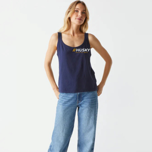 HUSKY SPORTSWEAR – Nouveau débardeur sexy transparent pour filles, col halter, respirant, en dentelle tissée, pour l'été - Product Image 1