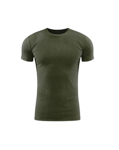 เสื้อคอมเพรสชั่นออกกำลังกายสำหรับผู้ชายแบบกำหนดเอง OEM เสื้อวิ่งแขนยาว เสื้อกีฬา เสื้อคอมเพรสชั่นสำหรับผู้ชาย - Product Image 3